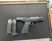 This loaded 9mm handgun was detected inside a man's carry-on bag by a Transportation Security Officer at the Syracuse Hancock International Airport, Saturday, Jan. 20, 2024. (Photo Courtesy of Syracuse Airport TSA)