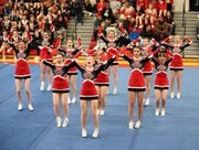 Baldwinsville performs at Baldwinsville’s “Bling it on” cheer competition at Baker High School, Baldwinsville, N.Y., Saturday January 20, 2024
(Scott Schild | sschild@syracuse.com)   

