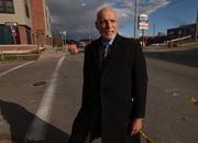 Marty Nave emerged as the winner as the Democratic winnwer for Syracuse Common Council in the 1st District.

He stands in front of Cafe Expess on Butternut St., in his district. Dennis Nett | dnett@syracus.com