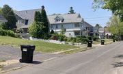 New trash carts were delivered today in the 200 block of Ross Park, Syracuse. (City of Syracuse photo.)