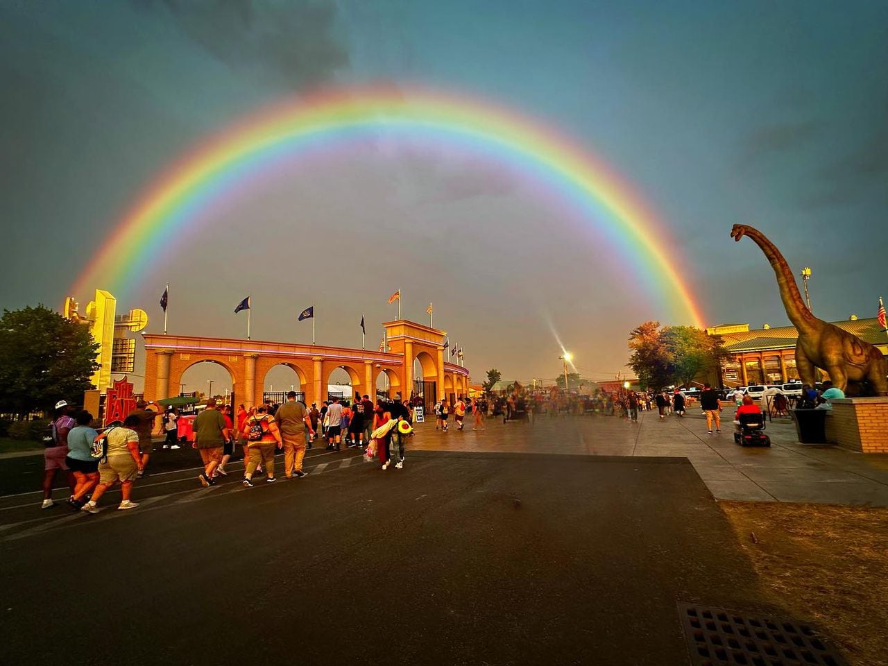 New York State Fair rainbow