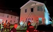 Two people were rescued from 214 Burdick Ave after a house fire on Friday, Oct 6, 2023. (Courtesy Syracuse Fire Department)