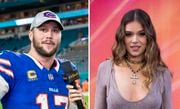 Buffalo Bills quarterback Josh Allen, left, and actress-singer Hailee Steinfeld have been dating since May 2023. (Getty Images file photos)