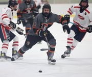 CNY Fusion vs. Rome Free Academy Boy’s hockey at the Fulton Community Ice Arena, Fulton, N.Y., Thursday January 18, 2024
(Scott Schild | sschild@syracuse.com)   

