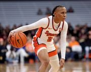 Syracuse Orange guard Dyaisha Fair (2). The Syracuse Orange women’s basketball team takes on Notre Dame at the JMA Wireless Dome in Syracuse N.Y., Dec. 31, 2023. Dennis Nett | dnett@syracuse.com