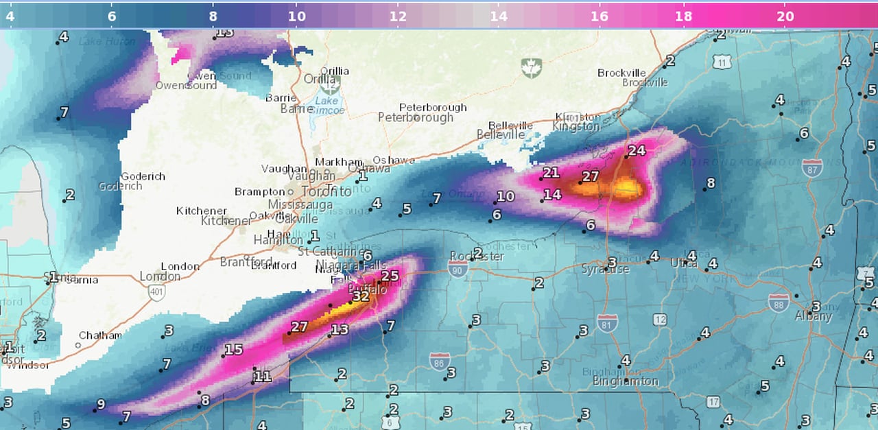 More lake effect snow for Upstate New York